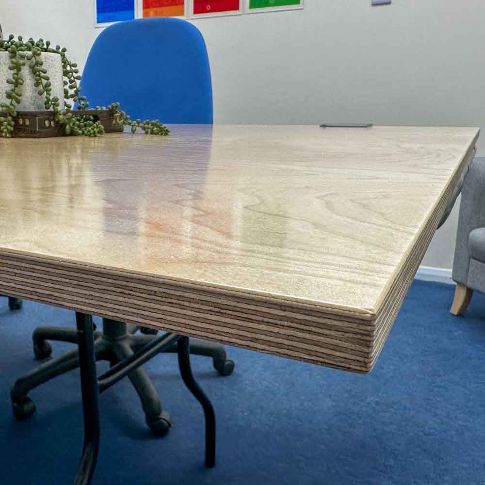 office table with lacquer